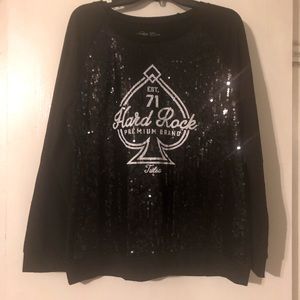 Glitzy Hard Rock Tulsa Long Sleeved Shirt
